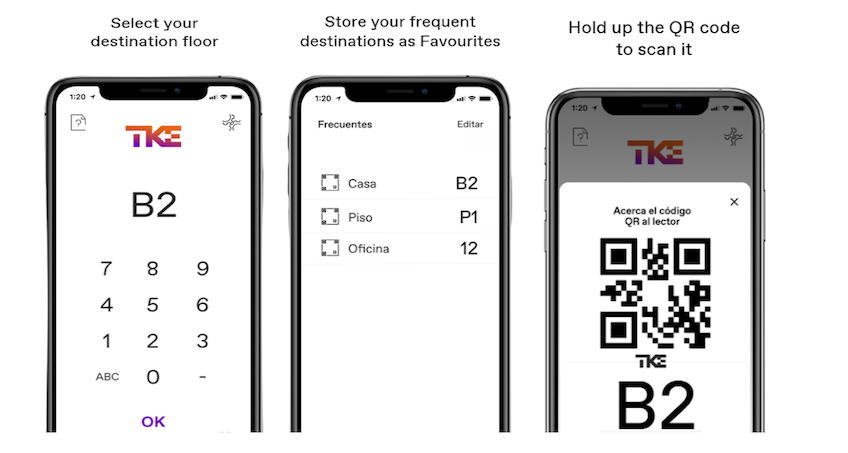 App elevator pass creada para thyssenkrupp pot Gooapps